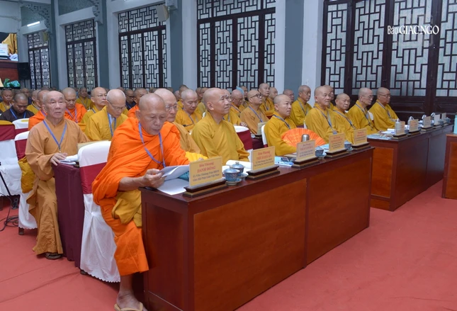 Chư tôn đức đại diện Ban, Viện T.Ư, Phật giáo tỉnh thành tham dự