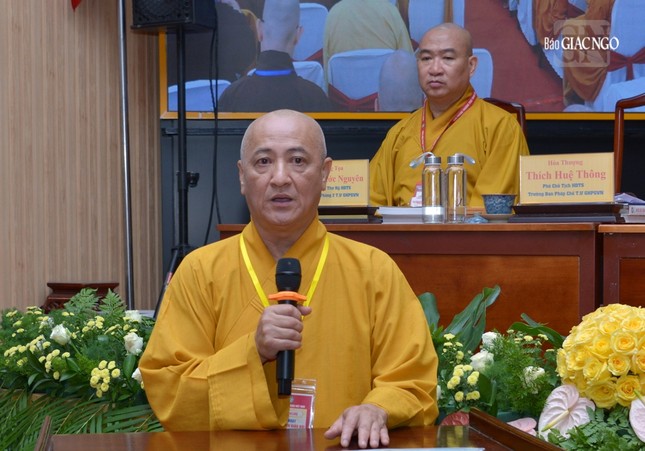 Hòa thượng Thích Huệ Thông thông tin về kết quả giải quyết những vướng mắc, khó khăn của một số địa phương tại hội nghị giao ban Hòa thượng Thích Huệ Thông thông tin về kết quả giải quyết những vướng mắc, khó khăn của một số địa phương tại hội nghị giao ban