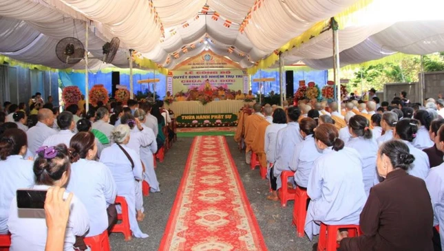 Quang cảnh buổi lễ