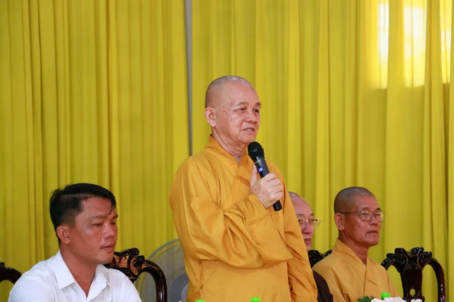 Hòa thượng Thích Minh Thiện có lời chào đoàn lớp tập huấn tôn giáo Hòa thượng Thích Minh Thiện có lời chào đoàn lớp tập huấn tôn giáo