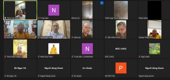 Phân ban Phật tử Dân tộc T.Ư họp trực tuyến Phân ban Phật tử Dân tộc T.Ư họp trực tuyến