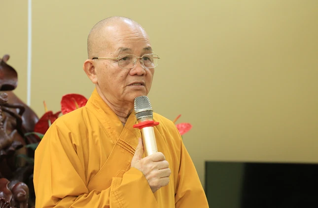 Hòa thượng Thích Minh Thiện phát biểu đúc kết