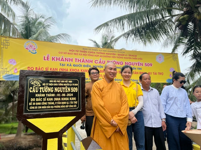 Khánh thành, bàn giao cầu Tường Nguyên 509 tại H.Tân Phú, Bến Tre - Ảnh: T.N