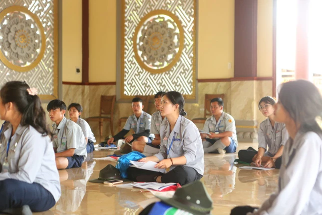 Các Đoàn sinh tham gia trại huấn luyện với nhiều nội dung về kỹ năng