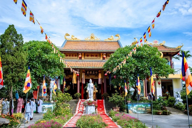 Chùa Quang Hòa được trùng tu khang trang