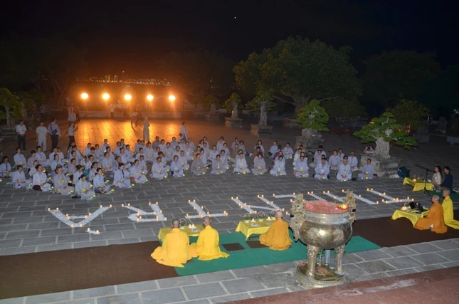 Khóa tu diễn ra hai ngày 21 và 22-6-2024 tại chùa Linh Ứng Bãi Bụt