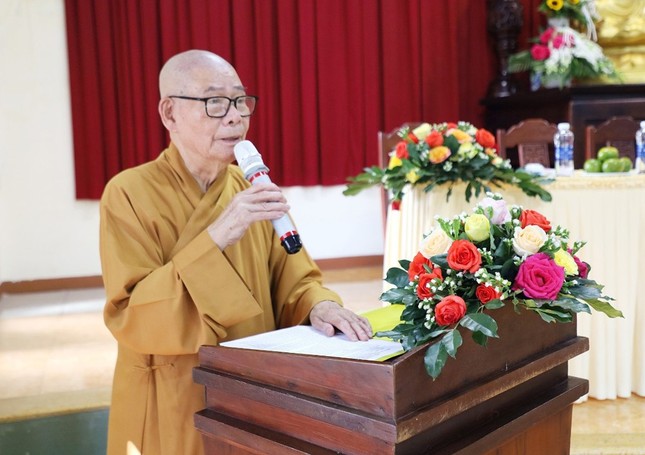 Hòa thượng Thích Châu Quang phát biểu đúc kết Hòa thượng Thích Châu Quang phát biểu đúc kết