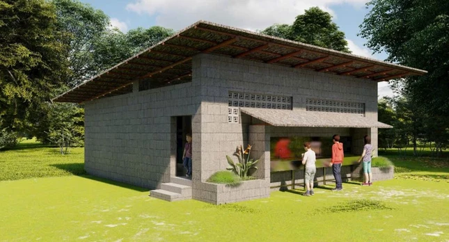 Phối cảnh dự án nhà vệ sinh công cộng