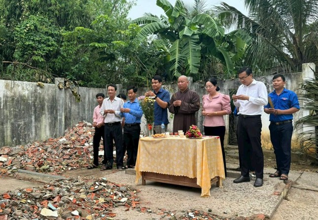 Lễ cầu nguyện khởi công xây dựng dự án - Ảnh: L.B