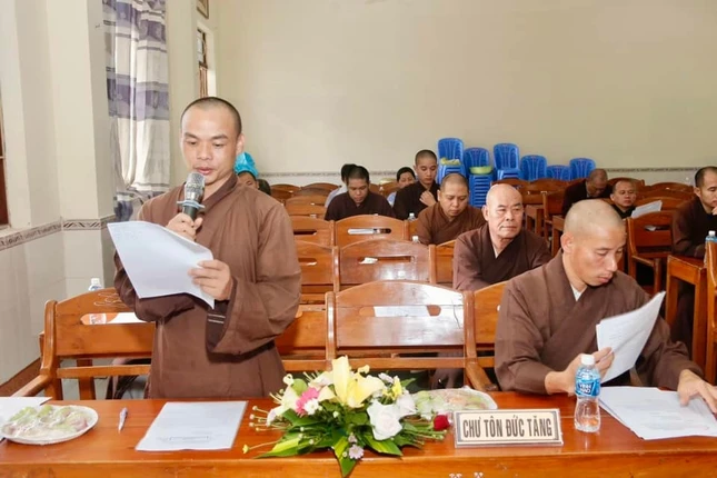 Đại đức Thích Nguyên Lượng báo cáo hoạt động Phật sự 6 tháng đầu năm 2024 Đại đức Thích Nguyên Lượng báo cáo hoạt động Phật sự 6 tháng đầu năm 2024