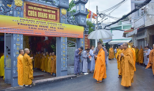 Chùa Quang Minh, tự viện gắn bó với Hòa thượng hàng chục năm qua tại Q.Phú Nhuận