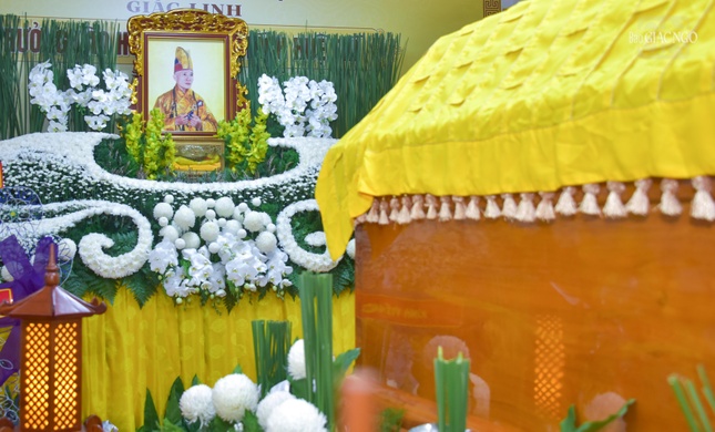 Kim quan Hòa thượng an trí tại thiền viện Quảng Đức từ ngày 19-7 đến 21-7-2024