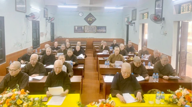 Chư Ni tham gia hội nghị sơ kết 6 tháng đầu năm 2024