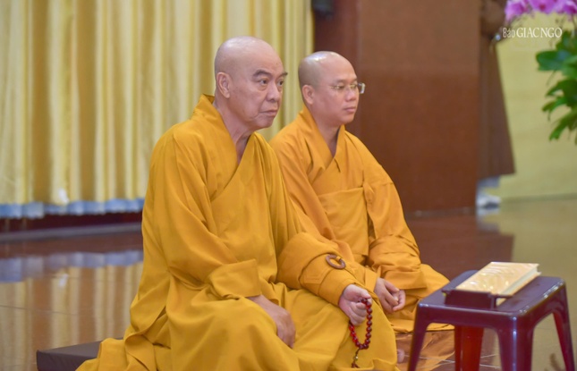 Chư tôn đức tham dự tại đàn tràng Vu lan