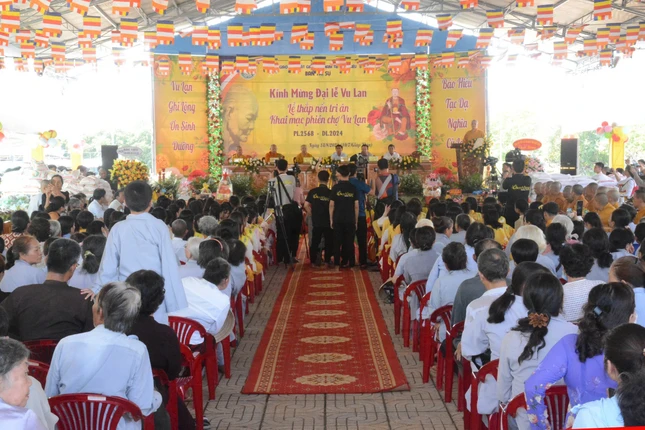 Đại lễ Vu lan do Ban Trị sự tỉnh tổ chức tại chùa Long Phước