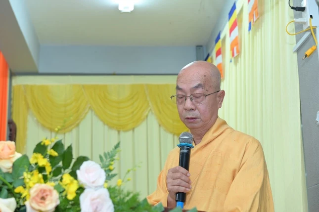 Hòa thượng Thích Nhựt Tấn nhấn mạnh ý nghĩa của An cư kiết hạ của hàng xuất gia