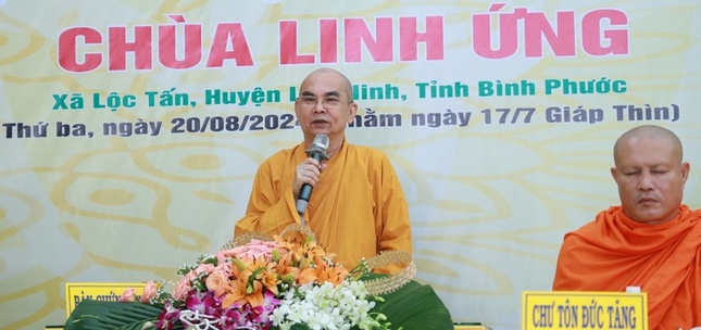 Thượng tọa Thích Tỉnh Cường đạo từ