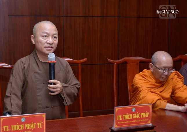 Thượng tọa Thích Nhật Từ, Phó ban Trị sự kiêm Trưởng ban Phật giáo Quốc tế GHPGVN TP.HCM