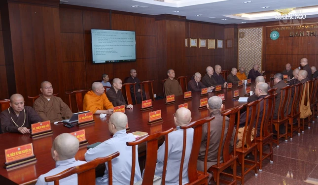 Quang cảnh buổi họp tại Việt Nam Quốc Tự