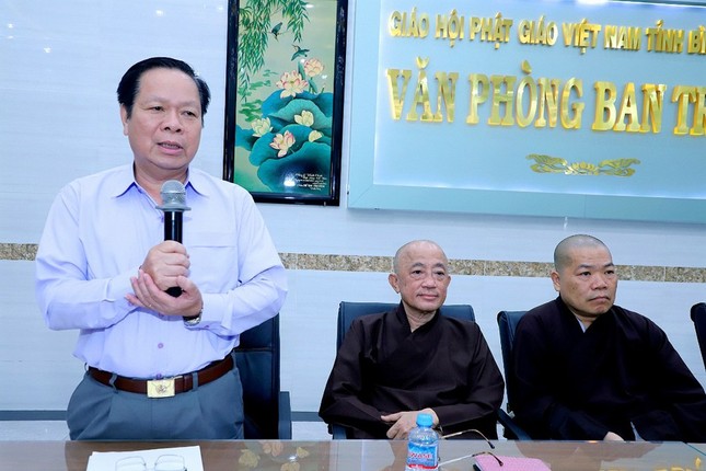 Ông Trần Đức Thịnh phát biểu tại buổi họp