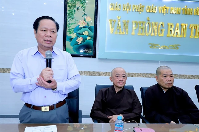 Ông Trần Đức Thịnh phát biểu tại buổi họp