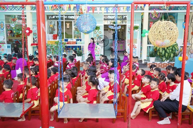 Lễ khai giảng năm học mới của các cháu mầm non