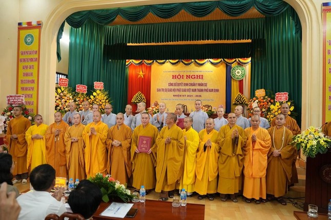 Ra mắt nhân sự Ban Trị sự GHPGVN TP.Nam Định nhiệm kỳ IX (2021-2026)