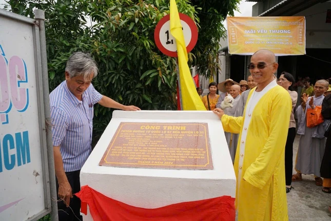 Khánh thành tuyến đường QL.57 đến HL.31 dài 1566 m tại H.Chợ Lách, Bến Tre