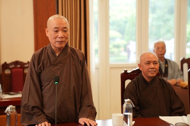 Hòa thượng Thích Bảo Nghiêm đã chia sẻ tại Ủy ban MTTQVN tỉnh Lào Cai