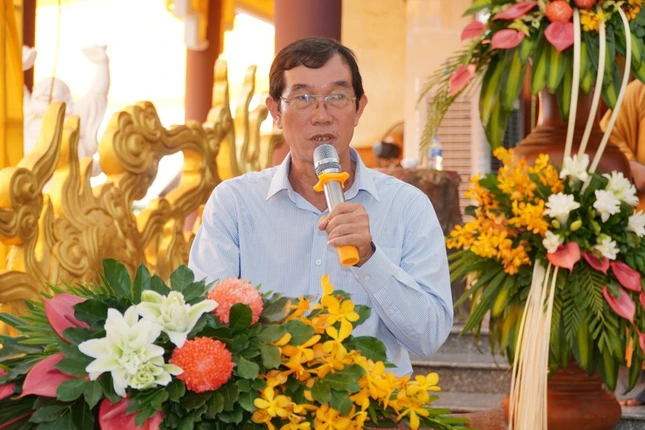 Ông Nguyễn Thanh Tuấn phát biểu chúc mừng