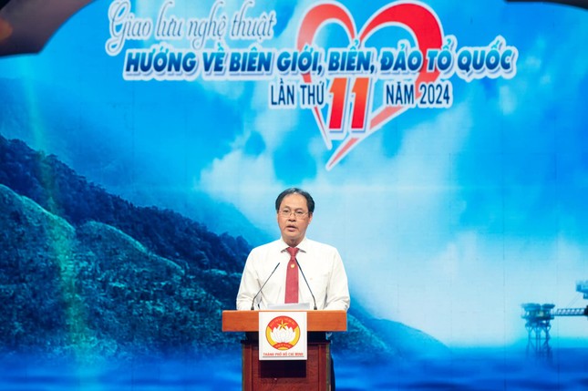 Ông Nguyễn Thành Trung, Phó Chủ tịch Ủy ban MTTQVN TP.HCM nêu ý nghĩa của chương trình