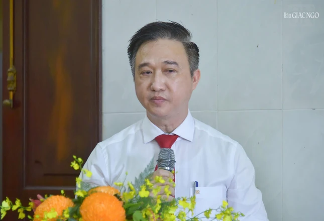 Ông Đặng Minh Thông phát biểu tại buổi lễ