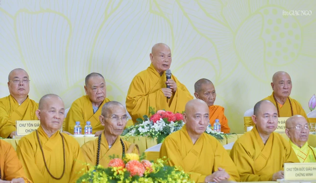 Trưởng lão Hòa thượng Thích Thiện Nhơn ban đạo từ