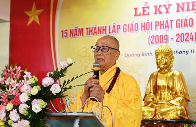 Hòa thượng Thích Tánh Nhiếp, Trưởng ban Tổ chức phát biểu khai mạc