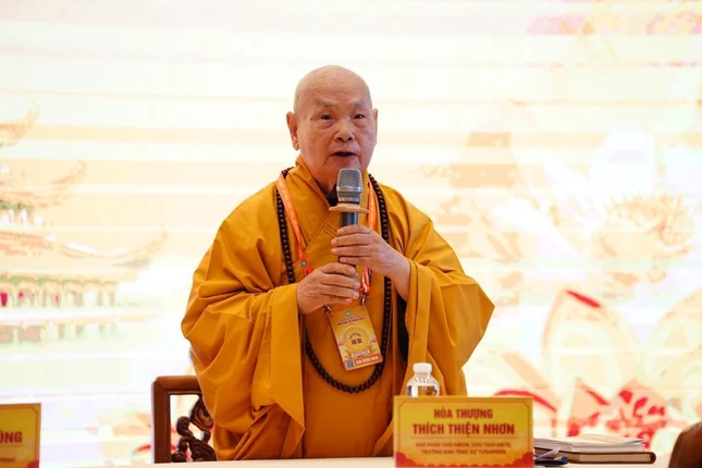 Trưởng lão Hòa thượng Thích Thiện Nhơn ban đạo từ