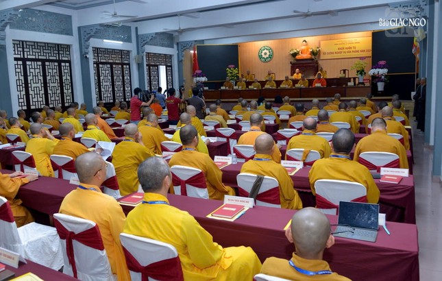 Quang cảnh Lễ khai mạc Khóa huân tu và Bồi dưỡng nghiệp vụ hành chánh văn phòng Quang cảnh Lễ khai mạc Khóa huân tu và Bồi dưỡng nghiệp vụ hành chánh văn phòng