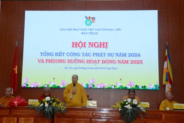 Thượng tọa Thích Giác Nghi, Trưởng ban Tổ chức phát biểu khai mạc Thượng tọa Thích Giác Nghi, Trưởng ban Tổ chức phát biểu khai mạc