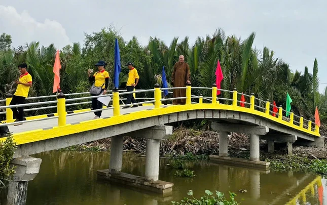 Cây cầu Tường Nguyên 522 được đưa vào sử dụng - Ảnh: T.N