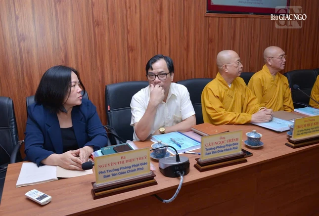 Các đại biểu tham dự khai mạc Hội nghị Ban Thường trực Hội đồng Trị sự GHPGVN