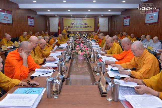 Quang cảnh Hội nghị Ban Thường trực Hội đồng Trị sự GHPGVN