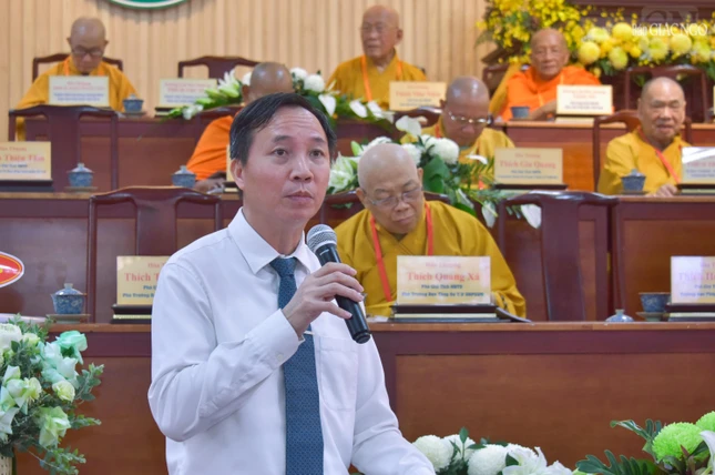 Ông Vũ Hoài Bắc phát biểu tại hội nghị