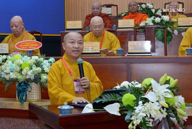 Thượng tọa Thích Nhật Từ đại diện Ban Tổ chức Đại lễ Vesak Liên Hiệp Quốc 2025 báo cáo về kịch bản tổng thể