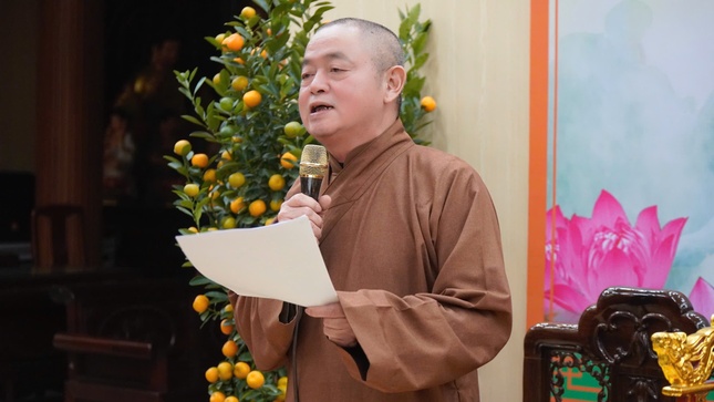 Thượng tọa Thích Thanh Hòa phát biểu khai mạc Thượng tọa Thích Thanh Hòa phát biểu khai mạc
