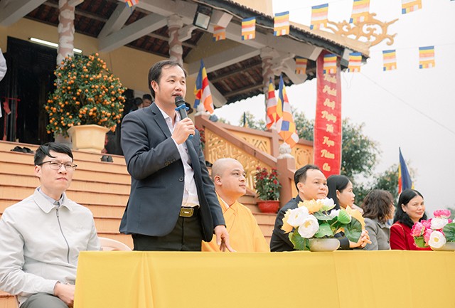 Ông Nguyễn Văn Hải chúc Tết đến Đạo hữu Phật tử đầu xuân