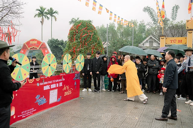 Huế: Chợ xuân chào đón năm mới Ất Tỵ - 2025 tại chùa Sơn Nguyên ảnh 5