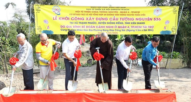 Nghi thức khởi công cầu Tường Nguyên 536