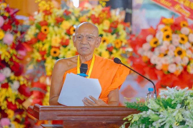 Hòa thượng Đào Như phát biểu khai mạc