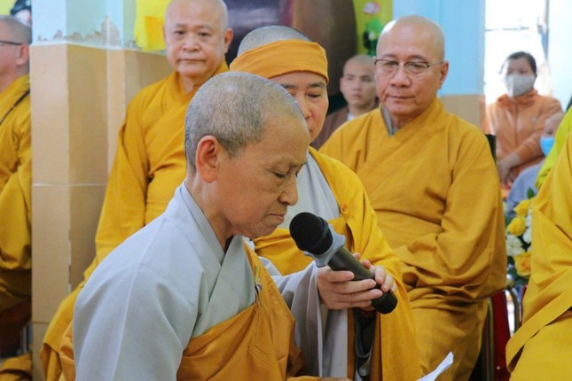 Ni trưởng Thích nữ Như Đán đã cung tuyên tiểu sử cố Ni trưởng Thích nữ Tịnh Thanh