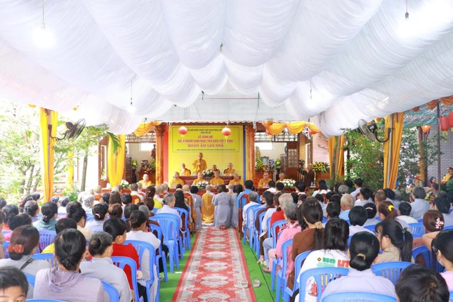 Lễ công bố Điểm sinh hoạt tôn giáo tập trung Quan Âm Lan Nhã