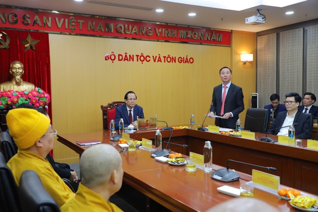Buổi tiếp thân mật các chức sắc các tôn giáo tại Trụ sở Bộ Dân tộc và Tôn giáo